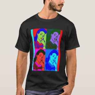POP ART 4 PANAL SQUARES LEINWAND STIL NIEDLICH BRI T-Shirt