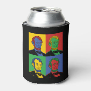 Pop Art Abraham Lincoln Dosenkühler