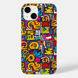 Pop Art abstrakt geometrisches Muster 28 - iPhone  Case-Mate iPhone 14 Hülle
