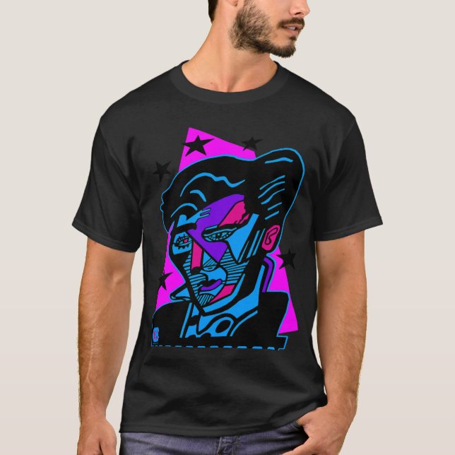 Pop Art Abstrakt Hollywood Stars von CBaum T-Shirt (Vorderseite)