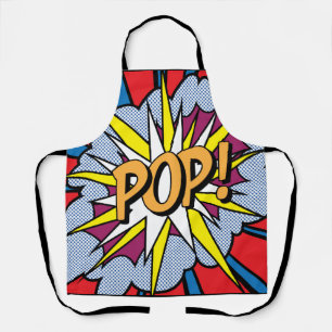 Pop Art All-over Print-Schürze Schürze