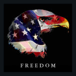 Pop Art American Flag Eagle Freedom Poster<br><div class="desc">Freedom & Courage Motivierend Eagles Images - Fearsome Patriotic Eagle - Pop Art Syle American Eagle Landing Image - Sephia Brown Tones Watercolor Effect American Bald Eagle - Fearless American Bald Eagle: Flying American Eagle Pictures - Der Adler ist der nationale Glatze und Symbol der USA.</div>
