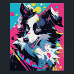 Pop Art Anime Border Collie Dog 004 - Victoria Sas Poster<br><div class="desc">[ Ultrahochqualitative Kunstgemälde ] ● Acryl auf Papier ● 8.000~10.000 Pixel ● 500dpi 【Victoria Sasuke 【Illustrator,  die japanische Animes und Kawaii Hunde Lieben. Sie zeichne fröhliche und ausdrucksvolle Hunde in einem bunten und POP Stil. Diese Gemälde werden Ihren Alltag ankurbeln.</div>