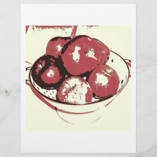Pop-Art-Äpfel Flyer