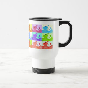 Pop Art Apple Reisebecher