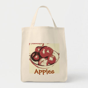 Pop Art Apples Tragetasche