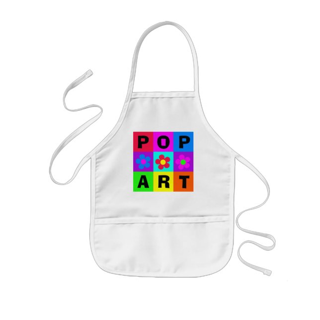 "Pop Art" Art Apron for Children Kinderschürze (Vorne)