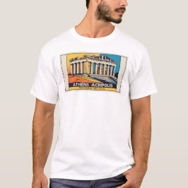 Pop Art Athens Parthenon 1 T - Shirt
