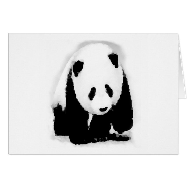 Pop Art Baby Panda (Vorderseite (Horizontal))