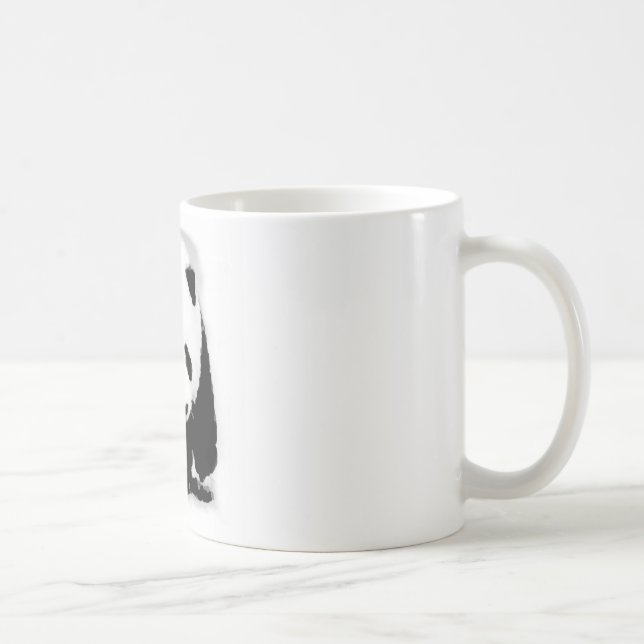 Pop Art Baby Panda Kaffeetasse (Rechts)