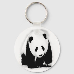 Pop Art Baby Panda Schlüsselanhänger