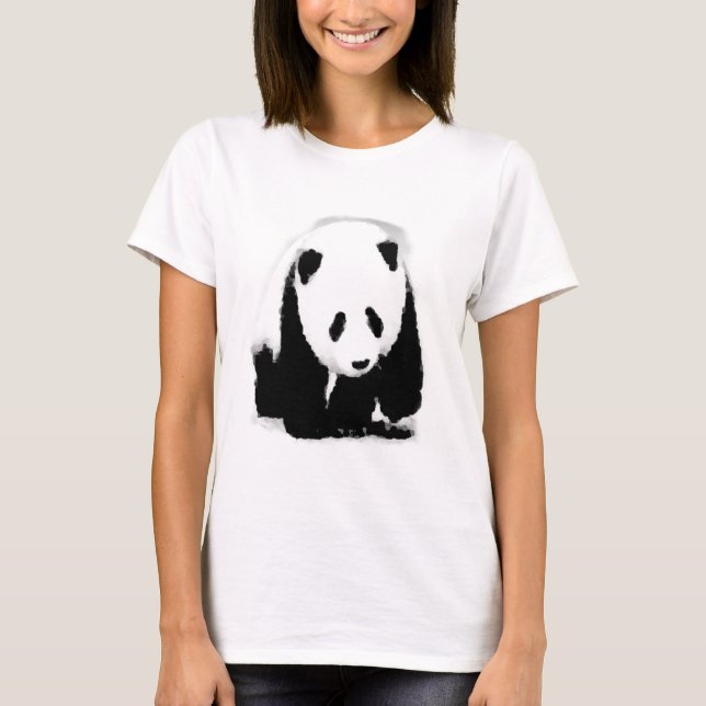 Pop Art Baby Panda T-Shirt (Vorderseite)