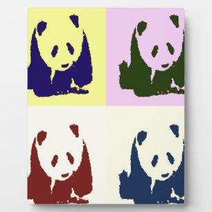 Pop Art Baby Pandas Fotoplatte