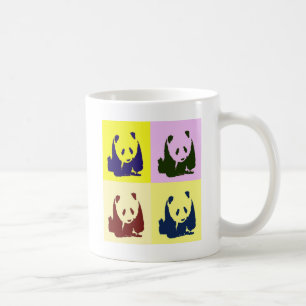 Pop Art Baby Pandas Kaffeetasse
