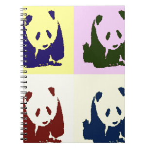 Pop Art Baby Pandas Notizblock