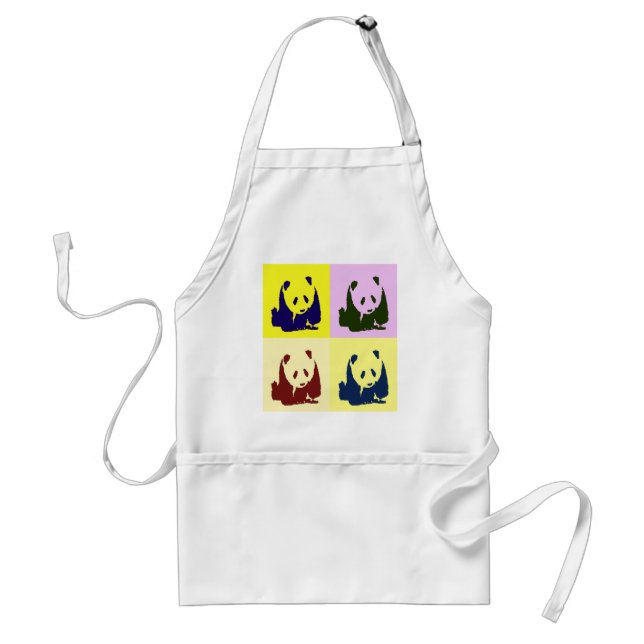 Pop Art Baby Pandas Schürze (Vorne)