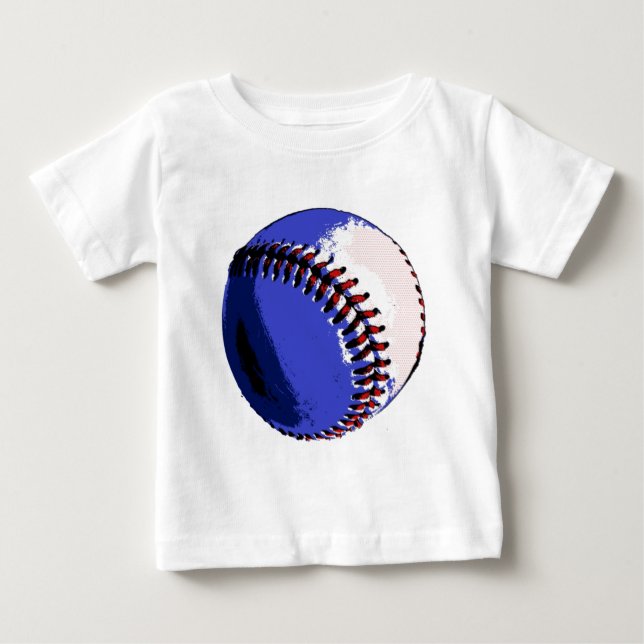 Pop Art Baseball Baby T-shirt (Vorderseite)