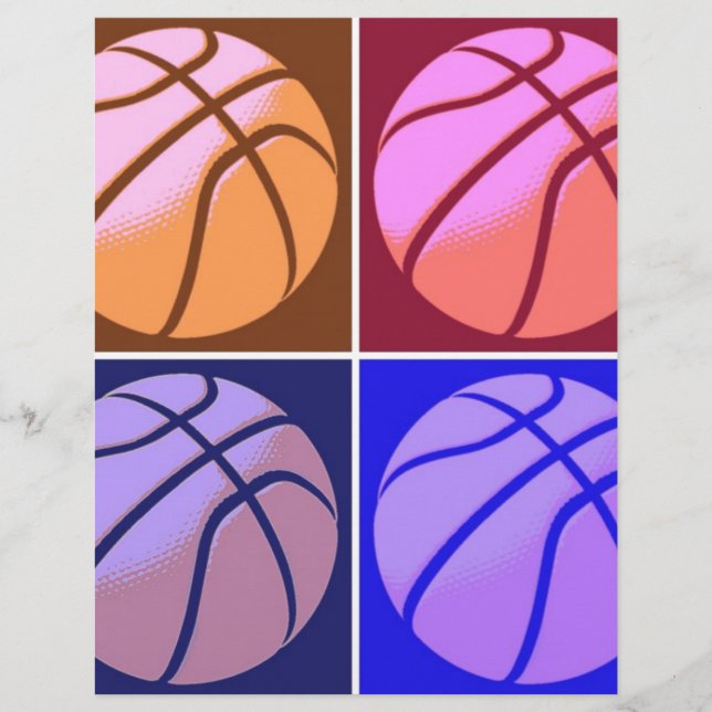 Pop Art Basketball (Vorderseite)