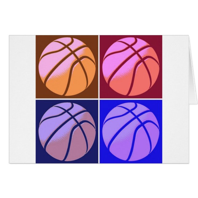 Pop Art Basketball (Vorderseite (Horizontal))