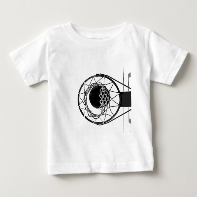 Pop Art Basketball Baby T-shirt (Vorderseite)