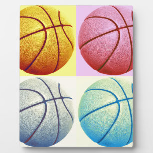 Pop Art Basketball Fotoplatte