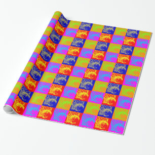 Pop Art Basketball Geschenkpapier
