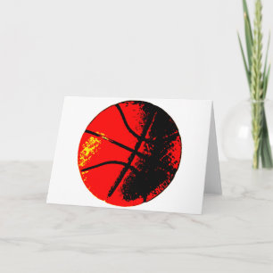Pop Art Basketball Karte