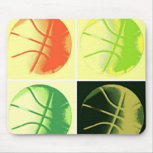 Pop Art Basketball Mousepad