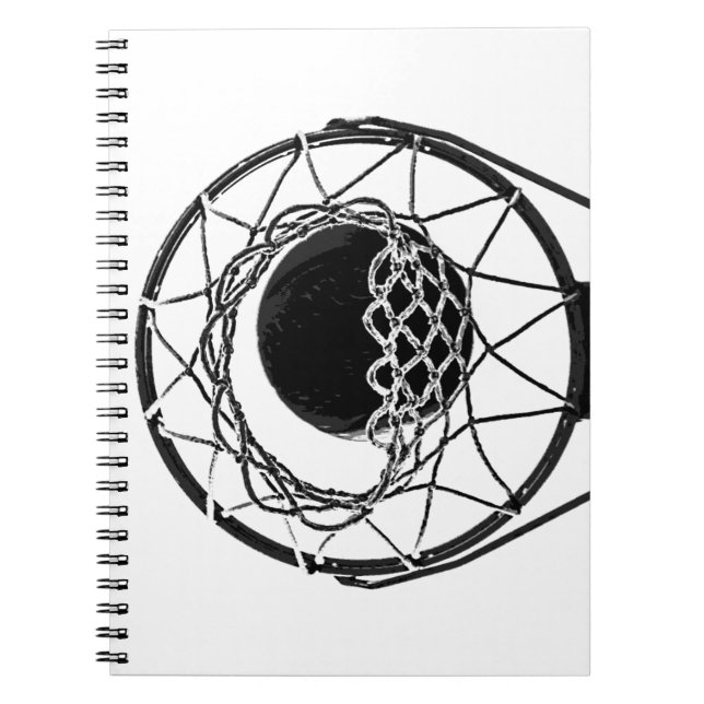 Pop Art Basketball Notizblock (Vorderseite)
