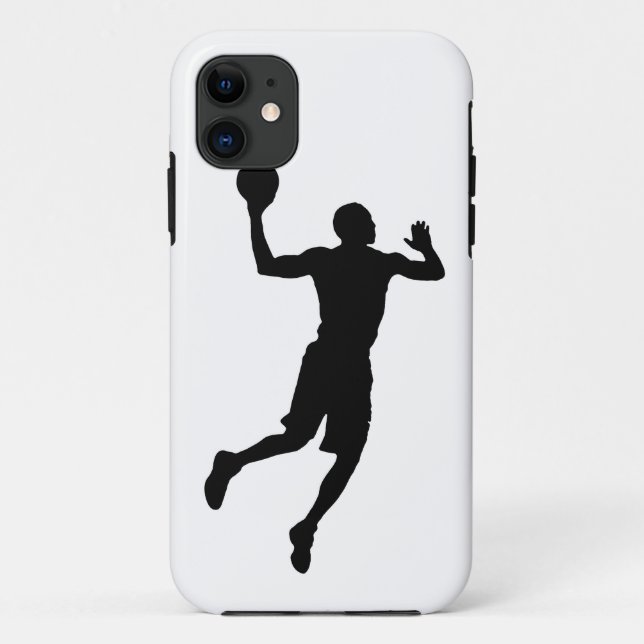 Pop Art Basketball Player Silhouette Case-Mate iPhone Hülle (Rückseite)