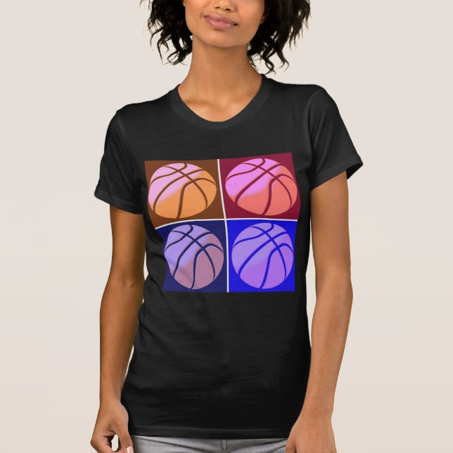 Pop Art Basketball T-Shirt (Vorderseite)