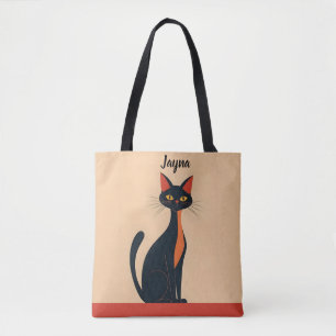 Pop Art Black Cat Tasche