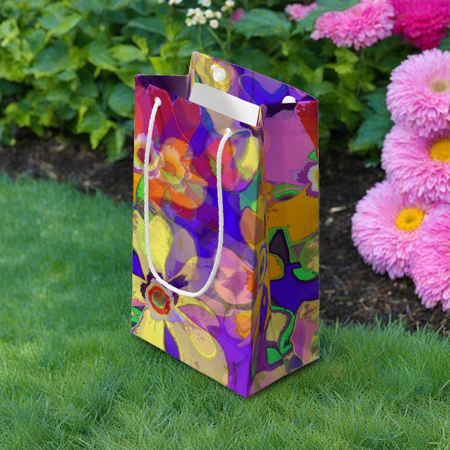 Pop Art Blume Kleine Geschenktüte (Von Creator hochgeladen)