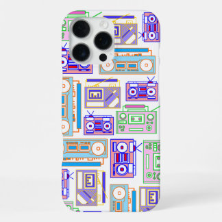 Pop Art Boom Box iPhone Case 16 Pro Max Hülle