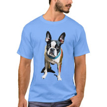 Pop Art Boston Terrier T - Shirt