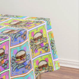 POP ART BURGER (Hamburger) Tischdecke