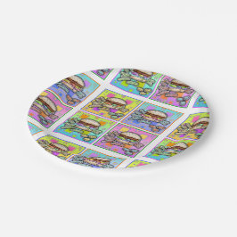 POP ART BURGER PAPPTELLER