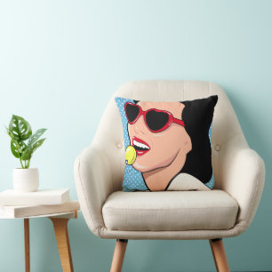 Pop Art   Candy Girl Kissen