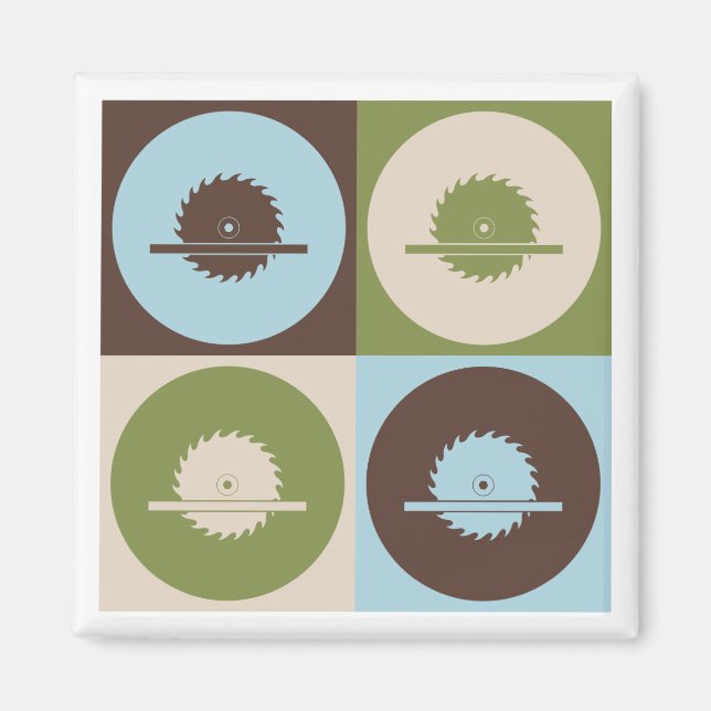 Pop Art Carpentry Magnet (Vorne)