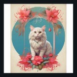 Pop Art Cat Foto Modernes Design Poster<br><div class="desc">Pop Art Cat Foto Modernes Retro Color Block Sofortdownload</div>