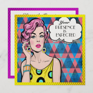 Pop Art Celebration Einladung