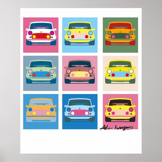 Pop Art Classic Mini Poster (Vorne)