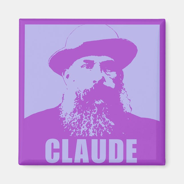 Pop Art Claude Monet | MOD Magnet (Vorne)