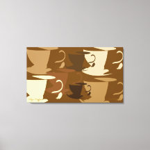 Pop Art Coffee on Leinwand