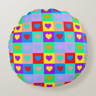Pop Art Collection Rundes Kissen