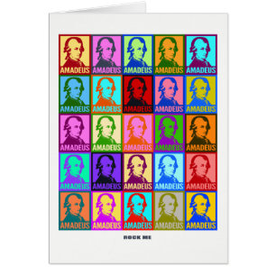 Pop Art Colorful Amadeus   Mozart Rock Me