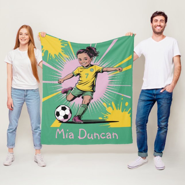 Pop Art Comic Girls Schule Fleecedecke (Beispiel)