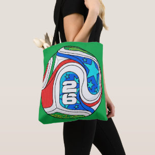 Pop-Art-Comic-Grafik Twenty Six Fußballstar Tasche