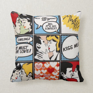 Pop Art Comic Pillow Kissen