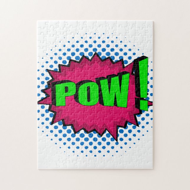 Pop Art Comic Pow! (Vertikal)